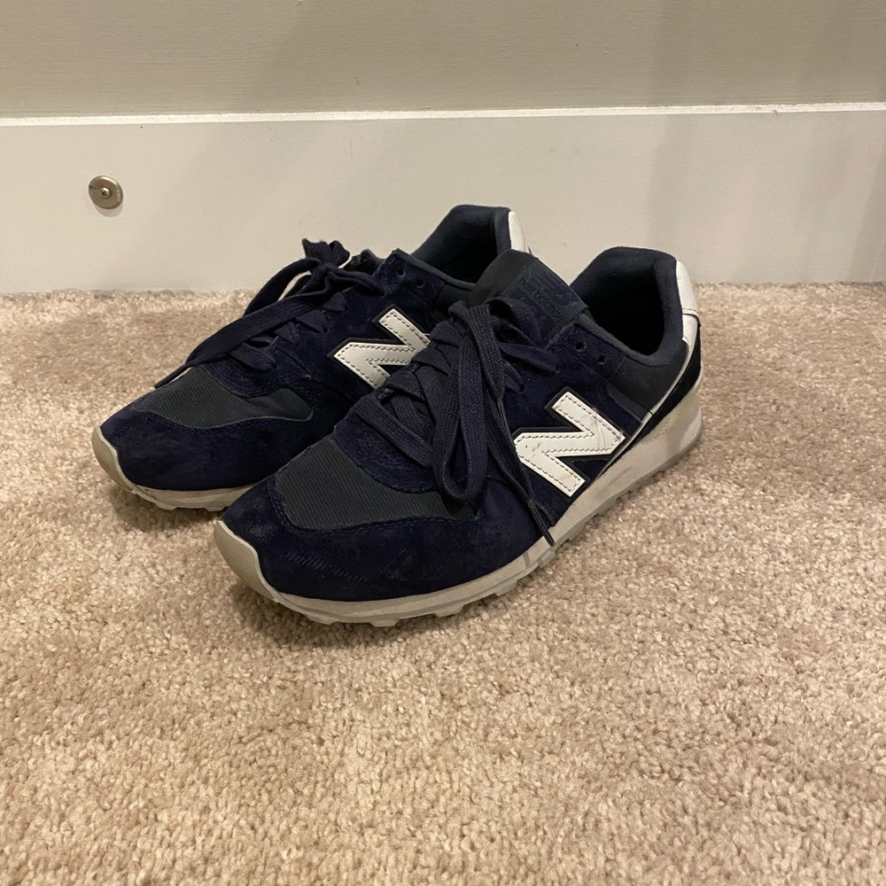 New Balance Blue Suede Running Shoes